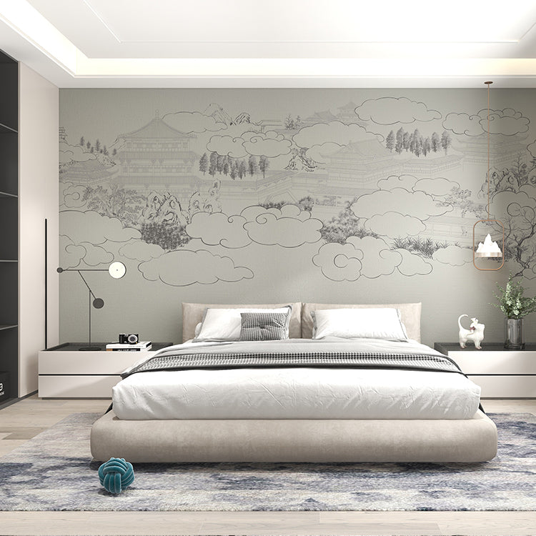 High-End Embroidery Decorative Painting - Suzhou Embroidery with Silk Full-Embroidery Craftsmanship | Commercial Space Soft Decoration Wall Hanging | Bulk Purchases Available with Customizable Patterns and Sizes.A Secluded Path Through Bamboo-海智集-