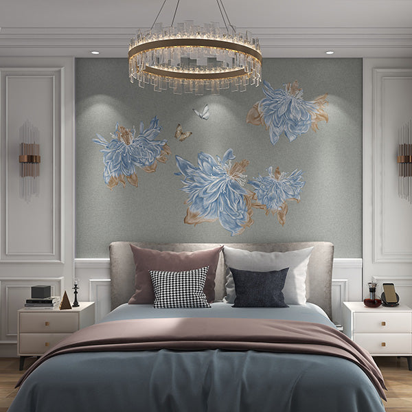 High-End Embroidery Decorative Painting - Suzhou Embroidery with Silk Full-Embroidery Craftsmanship | Commercial Space Soft Decoration Wall Hanging | Bulk Purchases Available with Customizable Patterns and Sizes.Butterflies Dancing with Divine Grace-海智集-