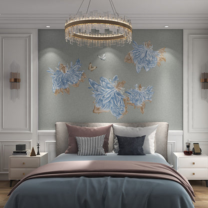 High-End Embroidery Decorative Painting - Suzhou Embroidery with Silk Full-Embroidery Craftsmanship | Commercial Space Soft Decoration Wall Hanging | Bulk Purchases Available with Customizable Patterns and Sizes.Butterflies Dancing with Divine Grace-海智集-