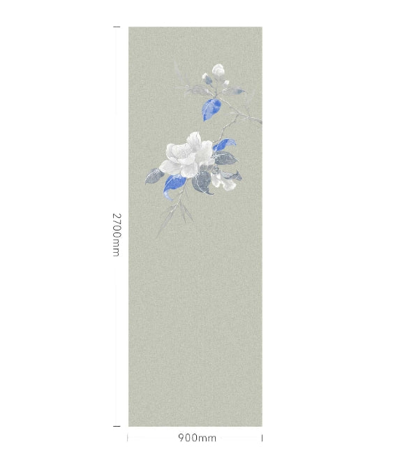 High-End Embroidery Decorative Painting - Suzhou Embroidery with Silk Full-Embroidery Craftsmanship | Commercial Space Soft Decoration Wall Hanging | Bulk Purchases Available with Customizable Patterns and Sizes.Camellia and Snow-海智集-