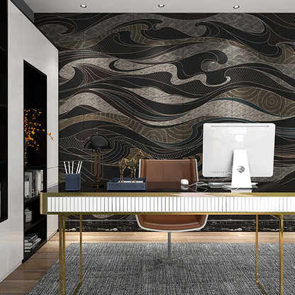 High-End Embroidery Decorative Painting - Suzhou Embroidery with Silk Full-Embroidery Craftsmanship | Commercial Space Soft Decoration Wall Hanging | Bulk Purchases Available with Customizable Patterns and Sizes.Clouds Rising to Form the Sea-海智集-