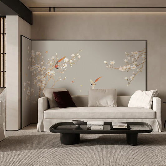 High-End Embroidery Decorative Painting - Suzhou Embroidery with Silk Full-Embroidery Craftsmanship | Commercial Space Soft Decoration Wall Hanging | Bulk Purchases Available with Customizable Patterns and Sizes.Fragrance Lingering in the Cold-海智集-