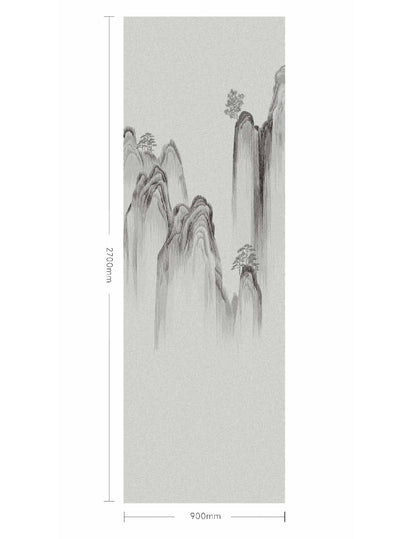 High-End Embroidery Decorative Painting - Suzhou Embroidery with Silk Full-Embroidery Craftsmanship | Commercial Space Soft Decoration Wall Hanging | Bulk Purchases Available with Customizable Patterns and Sizes.Gazing at Mountains and Seas-海智集-