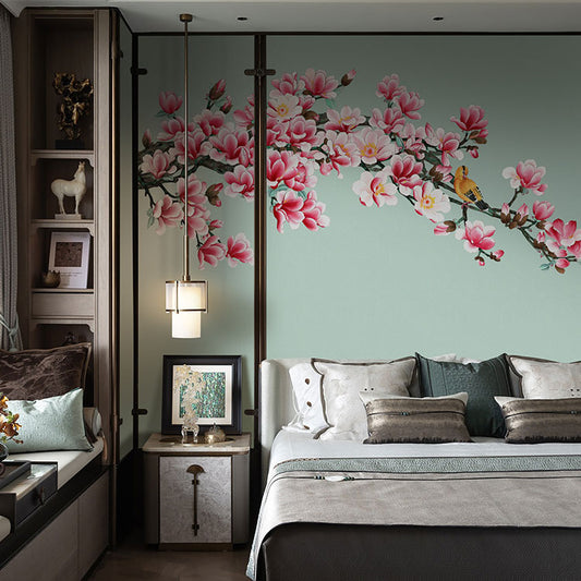 High-End Embroidery Decorative Painting - Suzhou Embroidery with Silk Full-Embroidery Craftsmanship | Commercial Space Soft Decoration Wall Hanging | Bulk Purchases Available with Customizable Patterns and Sizes.Graceful and Elegant-海智集-