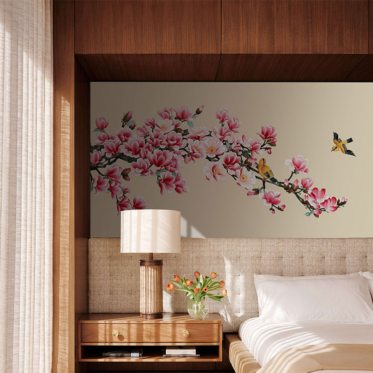 High-End Embroidery Decorative Painting - Suzhou Embroidery with Silk Full-Embroidery Craftsmanship | Commercial Space Soft Decoration Wall Hanging | Bulk Purchases Available with Customizable Patterns and Sizes.Graceful and Elegant-海智集-