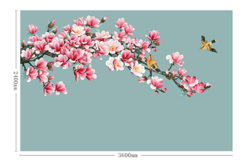 High-End Embroidery Decorative Painting - Suzhou Embroidery with Silk Full-Embroidery Craftsmanship | Commercial Space Soft Decoration Wall Hanging | Bulk Purchases Available with Customizable Patterns and Sizes.Graceful and Elegant-海智集-