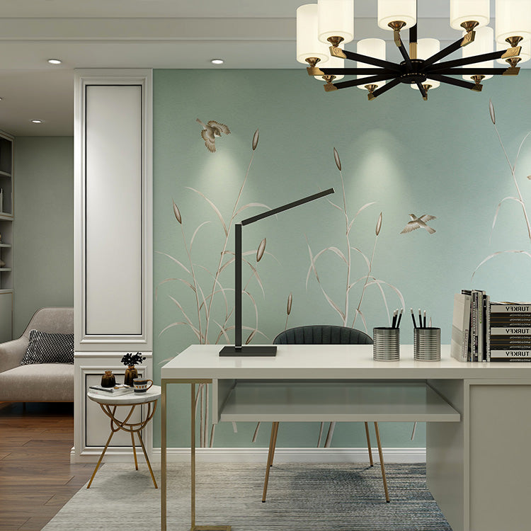 High-End Embroidery Decorative Painting - Suzhou Embroidery with Silk Full-Embroidery Craftsmanship | Commercial Space Soft Decoration Wall Hanging | Bulk Purchases Available with Customizable Patterns and Sizes.Grass Growing and Orioles Flying-海智集-