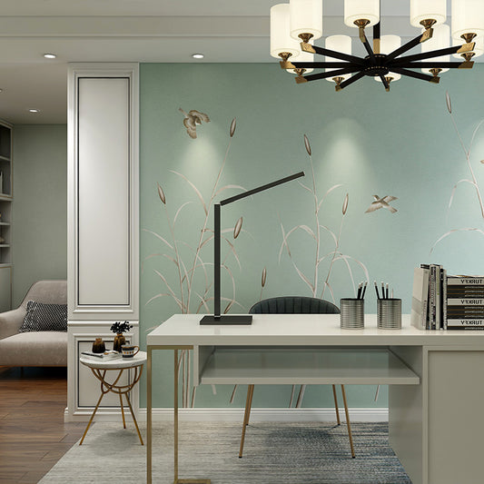 High-End Embroidery Decorative Painting - Suzhou Embroidery with Silk Full-Embroidery Craftsmanship | Commercial Space Soft Decoration Wall Hanging | Bulk Purchases Available with Customizable Patterns and Sizes.Grass Growing and Orioles Flying-海智集-