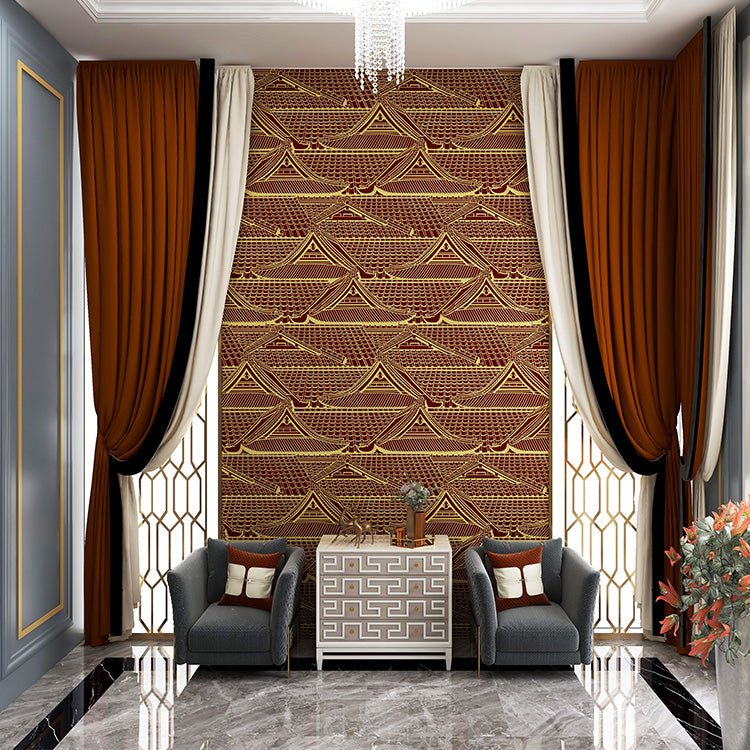 High-End Embroidery Decorative Painting - Suzhou Embroidery with Silk Full-Embroidery Craftsmanship | Commercial Space Soft Decoration Wall Hanging | Bulk Purchases Available with Customizable Patterns and Sizes.Imperial Palace and Pavilion-海智集-