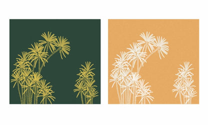 High-End Embroidery Decorative Painting - Suzhou Embroidery with Silk Full-Embroidery Craftsmanship | Commercial Space Soft Decoration Wall Hanging | Bulk Purchases Available with Customizable Patterns and Sizes.Jade Trees in Forest-海智集-