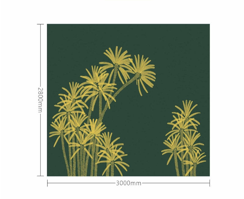 High-End Embroidery Decorative Painting - Suzhou Embroidery with Silk Full-Embroidery Craftsmanship | Commercial Space Soft Decoration Wall Hanging | Bulk Purchases Available with Customizable Patterns and Sizes.Jade Trees in Forest-海智集-