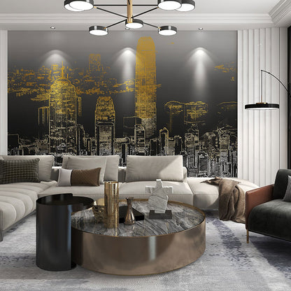 High-End Embroidery Decorative Painting - Suzhou Embroidery with Silk Full-Embroidery Craftsmanship | Commercial Space Soft Decoration Wall Hanging | Bulk Purchases Available with Customizable Patterns and Sizes.Lights Just Lit at Dusk-海智集-
