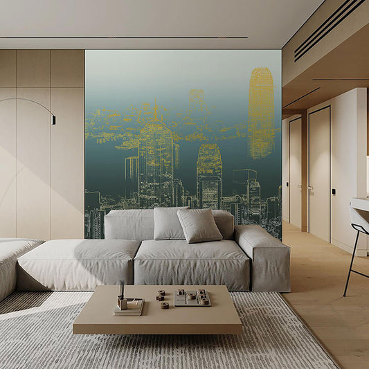 High-End Embroidery Decorative Painting - Suzhou Embroidery with Silk Full-Embroidery Craftsmanship | Commercial Space Soft Decoration Wall Hanging | Bulk Purchases Available with Customizable Patterns and Sizes.Lights Just Lit at Dusk-海智集-