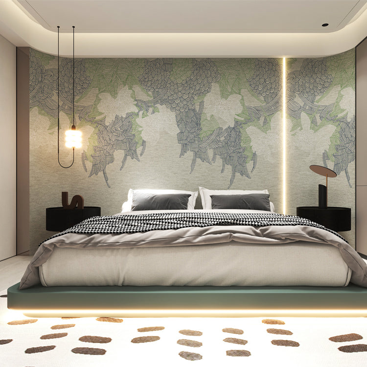 High-End Embroidery Decorative Painting - Suzhou Embroidery with Silk Full-Embroidery Craftsmanship | Commercial Space Soft Decoration Wall Hanging | Bulk Purchases Available with Customizable Patterns and Sizes.Lush Branches and Leaves-海智集-