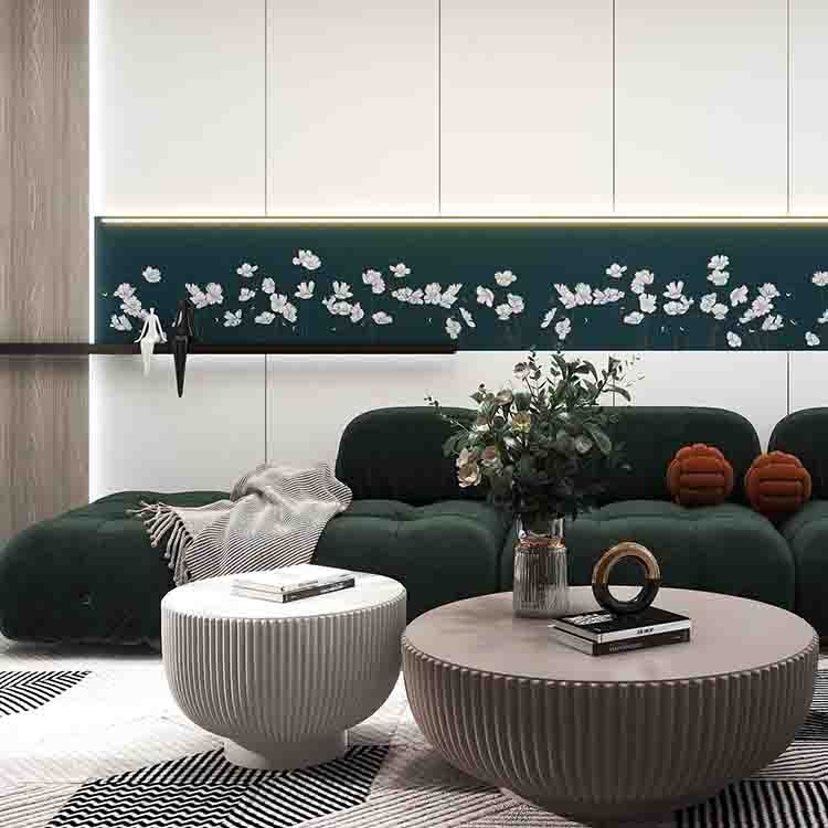High-End Embroidery Decorative Painting - Suzhou Embroidery with Silk Full-Embroidery Craftsmanship | Commercial Space Soft Decoration Wall Hanging | Bulk Purchases Available with Customizable Patterns and Sizes.Lush and Flourishing-海智集-