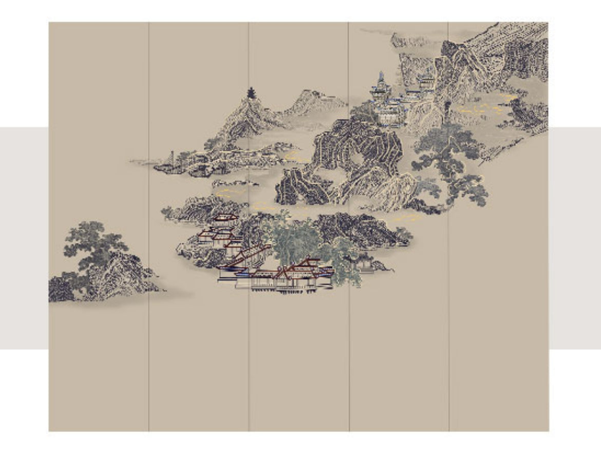High-End Embroidery Decorative Painting - Suzhou Embroidery with Silk Full-Embroidery Craftsmanship | Commercial Space Soft Decoration Wall Hanging | Bulk Purchases Available with Customizable Patterns and Sizes.Mirage-海智集-