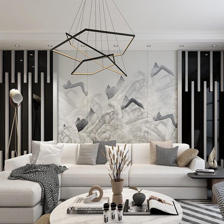 High-End Embroidery Decorative Painting - Suzhou Embroidery with Silk Full-Embroidery Craftsmanship | Commercial Space Soft Decoration Wall Hanging | Bulk Purchases Available with Customizable Patterns and Sizes.Misty Rain and Landscape-海智集-