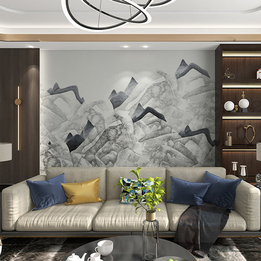 High-End Embroidery Decorative Painting - Suzhou Embroidery with Silk Full-Embroidery Craftsmanship | Commercial Space Soft Decoration Wall Hanging | Bulk Purchases Available with Customizable Patterns and Sizes.Misty Rain and Landscape-海智集-