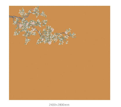 High-End Embroidery Decorative Painting - Suzhou Embroidery with Silk Full-Embroidery Craftsmanship | Commercial Space Soft Decoration Wall Hanging | Bulk Purchases Available with Customizable Patterns and Sizes.New Flowers on the Tree-海智集-