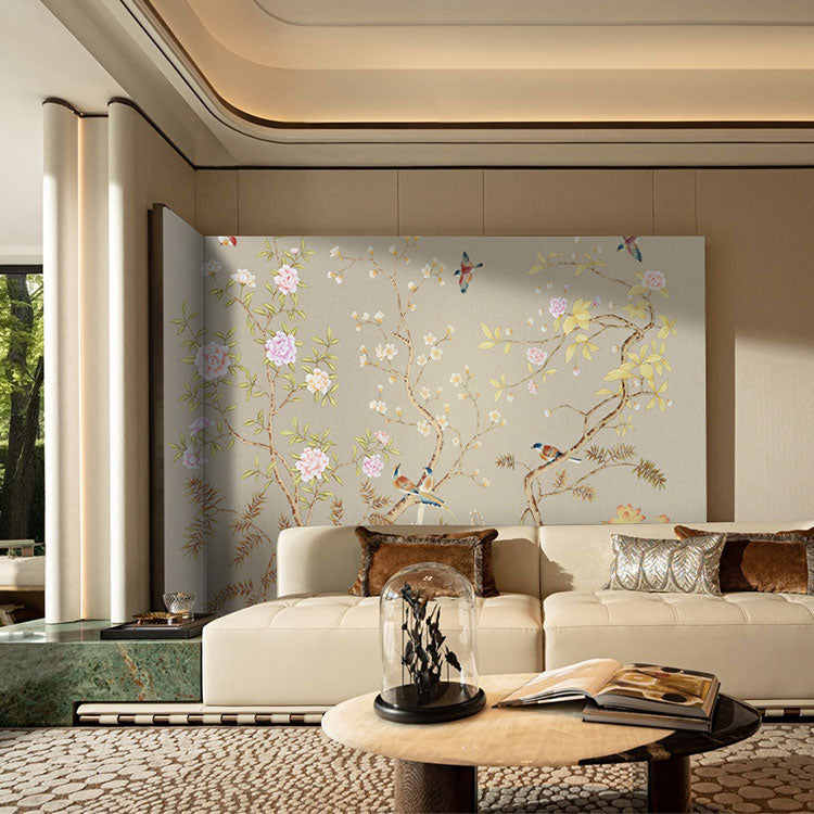 High-End Embroidery Decorative Painting - Suzhou Embroidery with Silk Full-Embroidery Craftsmanship | Commercial Space Soft Decoration Wall Hanging | Bulk Purchases Available with Customizable Patterns and Sizes.Orioles Singing and Swallows Chirping-海智集-