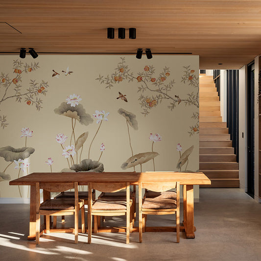 High-End Embroidery Decorative Painting - Suzhou Embroidery with Silk Full-Embroidery Craftsmanship | Commercial Space Soft Decoration Wall Hanging | Bulk Purchases Available with Customizable Patterns and Sizes.Phoenix Dancing and Flowers Fragrant-海智集-