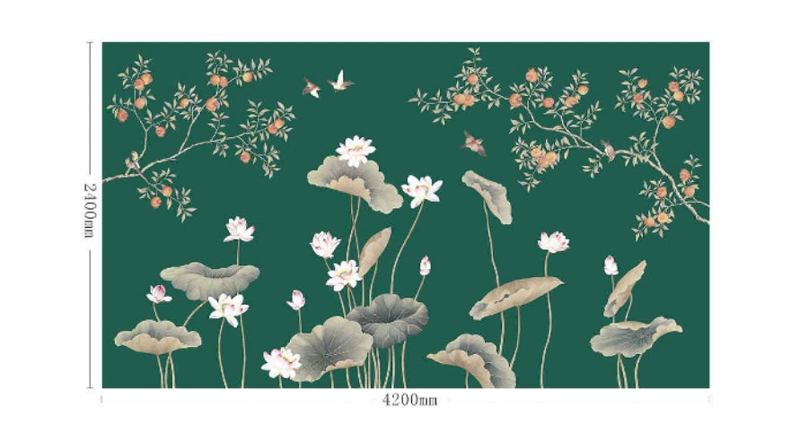 High-End Embroidery Decorative Painting - Suzhou Embroidery with Silk Full-Embroidery Craftsmanship | Commercial Space Soft Decoration Wall Hanging | Bulk Purchases Available with Customizable Patterns and Sizes.Phoenix Dancing and Flowers Fragrant-海智集-