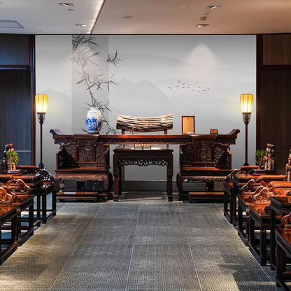 High-End Embroidery Decorative Painting - Suzhou Embroidery with Silk Full-Embroidery Craftsmanship | Commercial Space Soft Decoration Wall Hanging | Bulk Purchases Available with Customizable Patterns and Sizes.Riding the Wind in the Void-海智集-