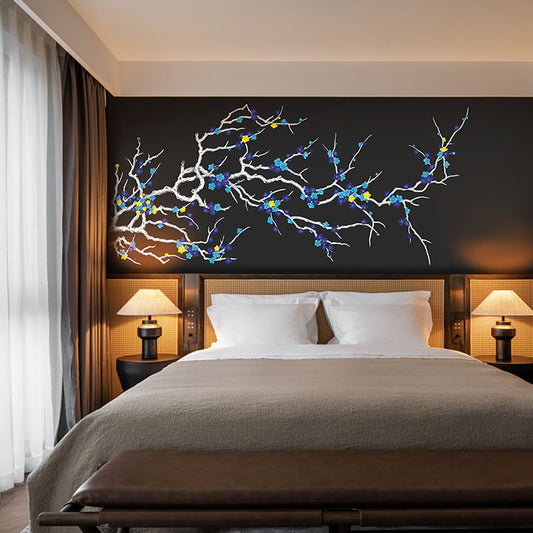 High-End Embroidery Decorative Painting - Suzhou Embroidery with Silk Full-Embroidery Craftsmanship | Commercial Space Soft Decoration Wall Hanging | Bulk Purchases Available with Customizable Patterns and Sizes.Spring Announcer Painting-海智集-