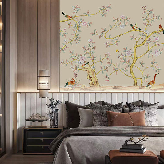 High-End Embroidery Decorative Painting - Suzhou Embroidery with Silk Full-Embroidery Craftsmanship | Commercial Space Soft Decoration Wall Hanging | Bulk Purchases Available with Customizable Patterns and Sizes.Spring Everywhere You Look-海智集-