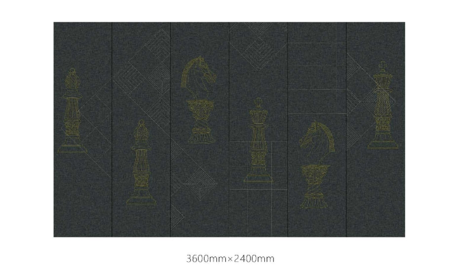 High-End Embroidery Decorative Painting - Suzhou Embroidery with Silk Full-Embroidery Craftsmanship | Commercial Space Soft Decoration Wall Hanging | Bulk Purchases Available with Customizable Patterns and Sizes.The Battle of Strategy-海智集-