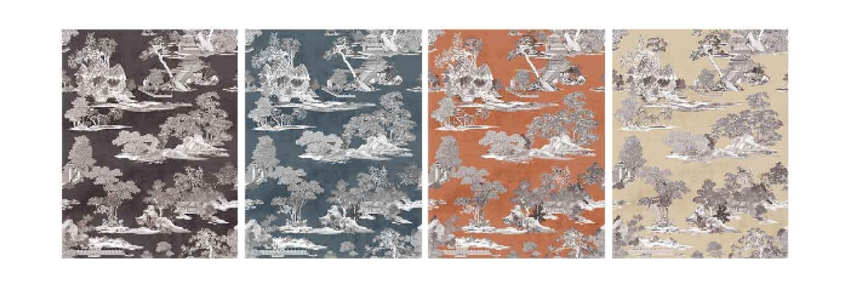 High-End Embroidery Decorative Painting - Suzhou Embroidery with Silk Full-Embroidery Craftsmanship | Commercial Space Soft Decoration Wall Hanging | Bulk Purchases Available with Customizable Patterns and Sizes.Wind Pavilion and Water Pavilion-海智集-