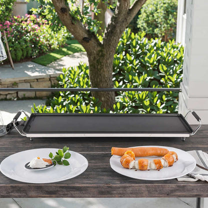 Factory Popular Smokeless Aluminum 90CM Electric Grill with Detachable Self-control Thermostat for Household-海智集-
