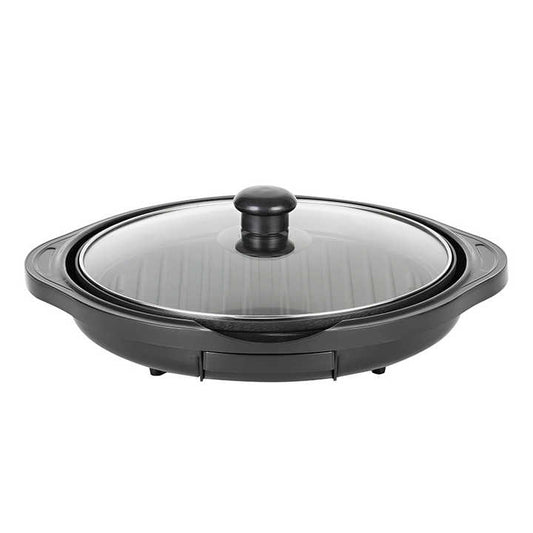 Factory Electric Grill Pan Non Stick Electrical Hot Plate Electric Table Grill Hot Plate for Sale with Oil Tray-海智集-