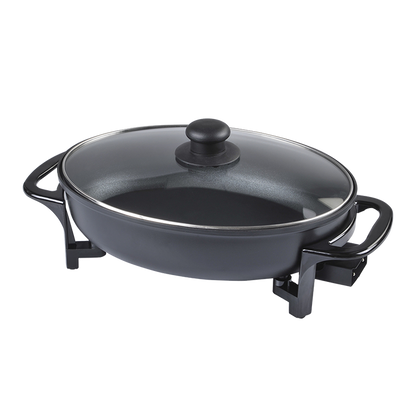 Multifunction Electric Cooking Pot Aluminum Cooking Cooker Marble Self Heating Pot for Sale Customized Logo OEM Grey 220-海智集-