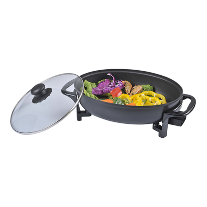 Multifunction Electric Cooking Pot Aluminum Cooking Cooker Marble Self Heating Pot for Sale Customized Logo OEM Grey 220-海智集-