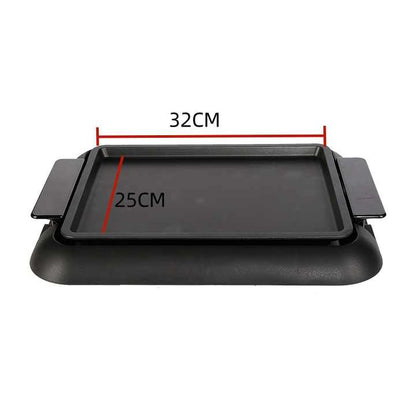 Factory Newly Design Smokeless Babecue Griddle Indoor Electric Griddle Pan Electric BBQ Griddle for Household-海智集-