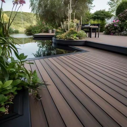 Wood Plastic Composite Deck Wpc Decking Marble Pvc Spc Outdoor Flooring-海智集-