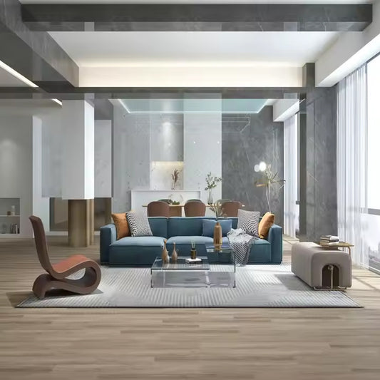 Luxury Composite Plastic Engineered Laminated Wood SPC Flooring Piso Floor Tile Accessories-海智集-
