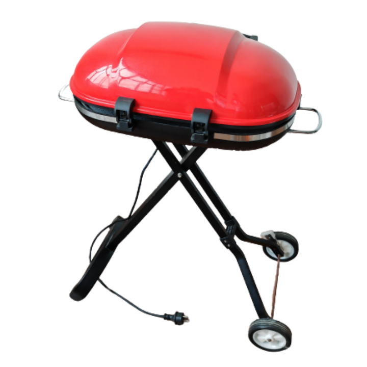 Outdoor High Aluminum Foldable BBQ Smoker Portable Outdoor Garden Barbecue for Kitchen Party Baking High Heat Preservation-海智集-
