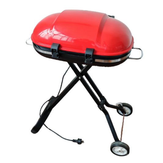 Outdoor High Aluminum Foldable BBQ Smoker Portable Outdoor Garden Barbecue for Kitchen Party Baking High Heat Preservation-海智集-
