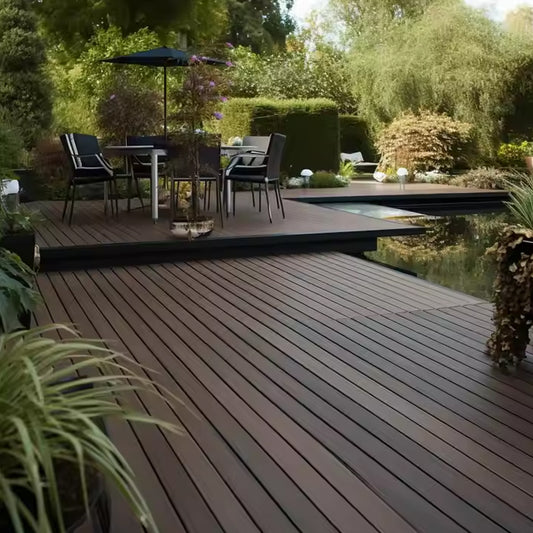 Balcony Marine Flooring Bamboo Deck Outdoor Wpc Decking Accessories Tiles-海智集-