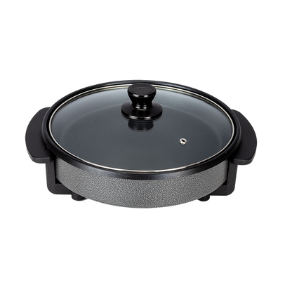 Hot Sale 28cm Round Pizza Pan Electric Cooker for Frying Pizza Household Home Fryer-海智集-
