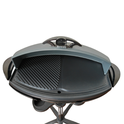 Factory Direct 2200W Smokeless Electric Grill Outdoor Barbecue Griddles for Powder Coated Aluminium for Party-海智集-