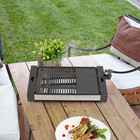 Smokeless Electric Multi Grill Plate Cooking Grill Aluminum Intelligent Electric Grill for Household-海智集-