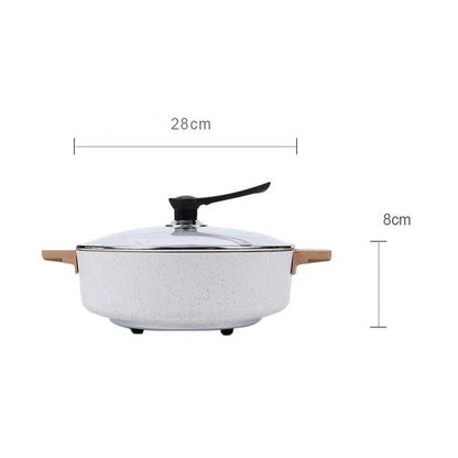 High Quality an Best Small Electric Wok Top Stove for Electric Glass OEM Stainless Steel Tempered Glass White Round GRILL PF 220-海智集-