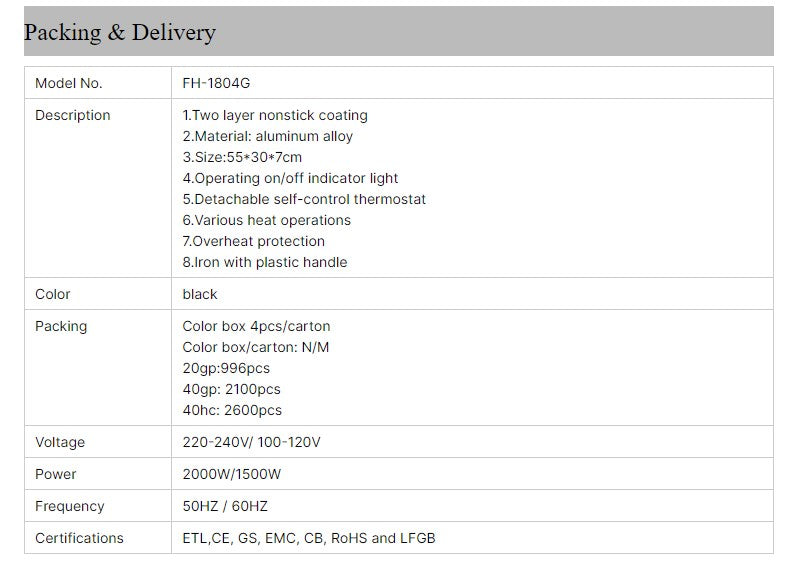 Smokeless Electric Multi Grill Plate Cooking Grill Aluminum Intelligent Electric Grill for Household-海智集-