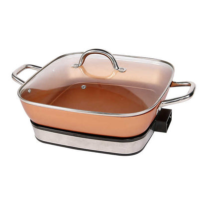Popular 6cm Deep Non Stick Coating Best Mistral Homemaker Electric Frypan-海智集-
