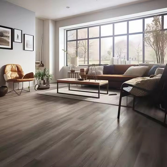 Factory PVC Plastic Floor LVT Self Adhesive Flooring Tiles Luxury Vinyl SPC Floor Piso-海智集-