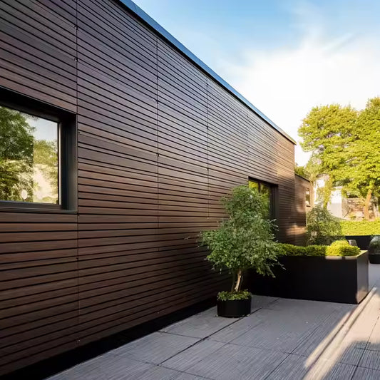 Composite Exterior Decoration Custom Cheap China Wholesale Steel Plastic Wpc Wall Cladding-海智集-