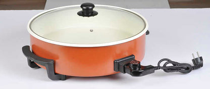 9CM DEPTH 42CM HOT SALE Multi-function High Quality GS CE ROHS CB Approval 1500W Electric Deep Pizza Pan-海智集-